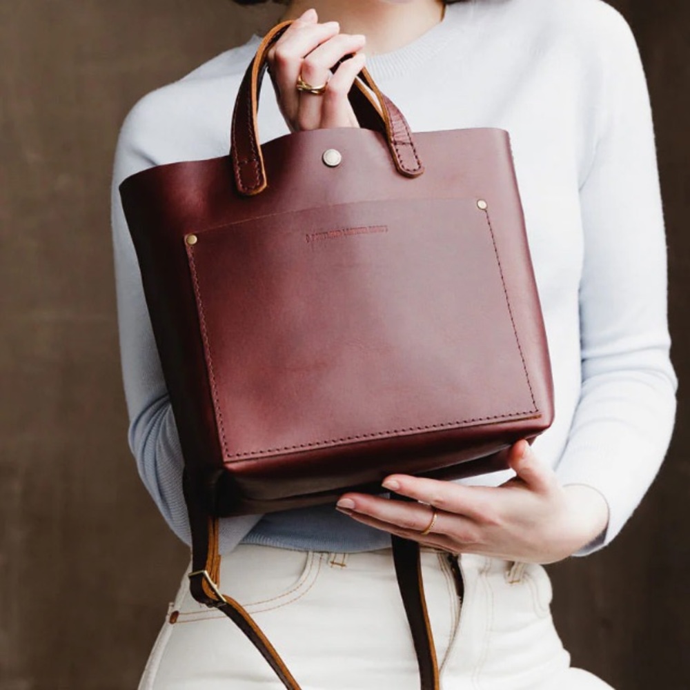 Portland Leather Goods Mini Crossbody Bag